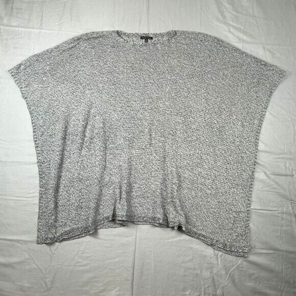 Eileen Fisher Cape Womens Large Soft Tencel Blend Poncho Tencel Lyocell - Picture 1 of 10